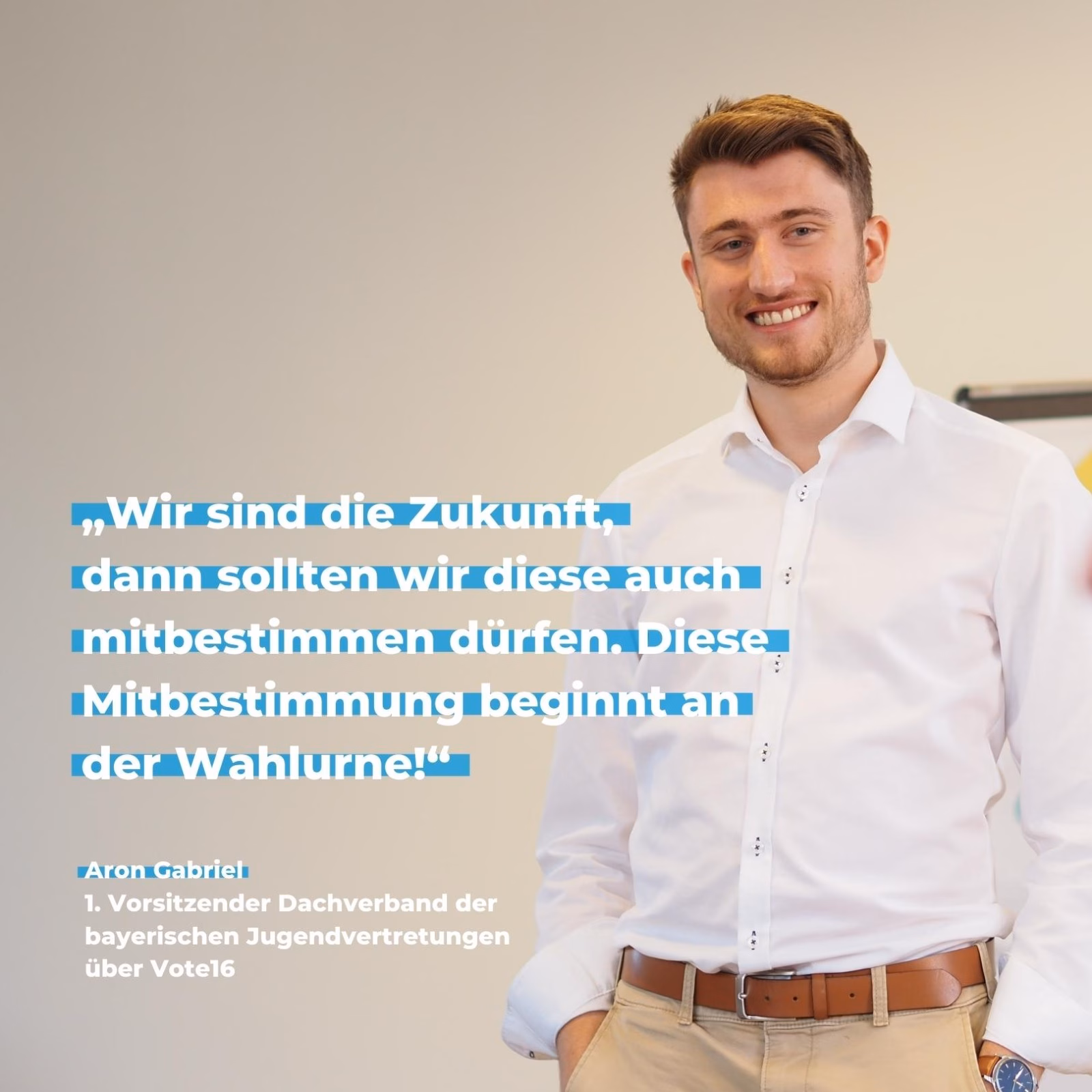 Aron Gabriel im Portrait
